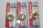 Kwikset 488T Cp, 94880-363 Dummy Knob Tylo Polished Brass, New (lot Of 3). Fixed Price $29.97.