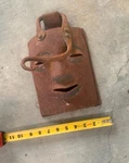 Medieval Cast Iron Mechanical Gate Latch. Fixed Price $480.00.