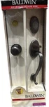 Baldwin 85315-451-FD Dummy Door Handle Kit Antique Nickel Finish New Old Stock. Fixed Price $139.99.