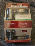 Kwikset Tustin Lever Satin Nickel Door Non-locking Handle For Interior Nib. Fixed Price $16.25.