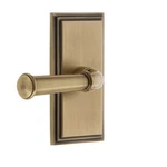 Grandeur 825356 Carre Plate Right-handed Privacy Georgetown Lever Set (brass). Fixed Price $149.00.