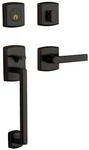 Baldwin 85386102LFD Soho Sectional Left Full Dummy Handleset Rustic Black. Fixed Price $175.00.