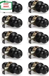 Knobwell 10 Pack Matte Black Door Knobs Privacy Knob, Bed And Bath. Fixed Price $84.94.