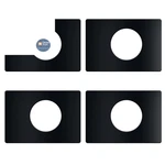 Lygchii 4PCS Door Knob Reinforcement Plate Black, Lock Fixing. Fixed Price $12.23.
