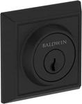 Baldwin Sc.chd Chamfered Square Solid Brass Single Cylinder Keyed - Black. Fixed Price $98.70.