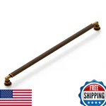 Jiasenbao 5 Pack Antique Brass Cabinet Pulls 12.6 Hole Center Knurled Drawer. Fixed Price $110.34.