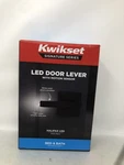 Kwikset Halifax Led Motion Activated Light Up Privacy Door Lever,matte Black. Fixed Price $45.00.