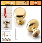 10 Pack Polished Brass Cabinet Knobs 1-1/8" Round Solid Drawer Pulls Hardware. Fixed Price $90.94.