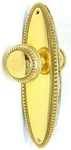 Signature Hardware Oval Passage Set Round Handles Trim Only Polished Brass New!. Fixed Price $38.97.