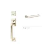 Emtek - Sgl Cyl, Hercules Smooth, Sectional Tubular Entry Set, Stuttgart Lever. Fixed Price $399.00.