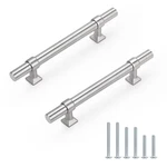 Knobelite 10 Pack Hole Centers 4INCH Brushed Nickel Cabinet Pulls Stainless. Fixed Price $35.78.
