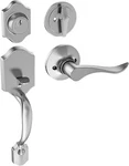 Hosom Front Door Handle Set Exterior Lock With Deadbolt Single Cylinder. Fixed Price $50.41.
