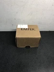 Emtek 8565FB Rustic Modern One Sided Deadbolt, Sandcast Bronze - Flat Black. Fixed Price $59.20.