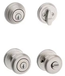 Kwikset 991J 15 Smt Cp K4 Exterior Entry Door Knob/cylinder Deadbolt Kit -nickel. Fixed Price $29.99.