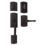 *read* Delaney Italian Visconti Edged Bronze Door Handleset With Artino Interior. Fixed Price $59.99.