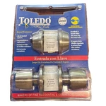 Toledo Double Cylinder Satin Nickel Combo Set. Fixed Price $25.00.