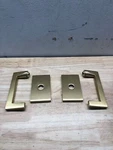 Emtek C510AGUS4 Argos Passage Brass Leverset With Cf Mechanism - Satin. Fixed Price $156.99.