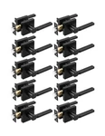 10 Pack Square Black Handles Interior, Non-locking Passage Door.... Fixed Price $122.89.
