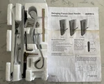 Marvin Swing French Door Handle Keyed Set Active Chrome Trim New Opened Box. Fixed Price $160.00.