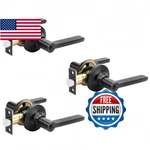 Annfuz 3 Packs Privacy Door Handle Without Key,interior Lever Emergenc. Fixed Price $85.23.