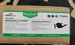 Design House 778894 Springdale Passage Door Lockset - Black. Fixed Price $10.00.
