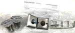 Baldwin Reserve Crystal Full Dummy Knobset With Traditional Square Rosette. Fixed Price $79.00.