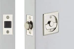 Emtek Tubular Pocket Door (square Privacy, Polished Chrome (US26)). Fixed Price $159.54.