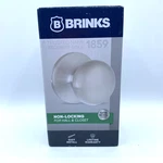 Brinks Satin Nickel Interior Non-locking Door Handle Set 2815-119. Fixed Price $12.95.