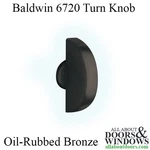 Baldwin Turn Knob Exterior Interior Door Oil Rubbed Bronze Piece. Fixed Price $14.99.