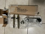 Weslock Double Cylinder Interior Pack - Julienne Knob Elegance Collection. Fixed Price $50.00.