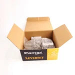 Pamex Leverset Olympic Passage Reversible Satin Nickle Handle Usa Seller. Fixed Price $26.99.