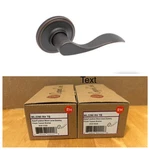 Two (2) - Copper Creek Waverlie Dummy Lever Tuscan Bronze Model WL2290RHTB. Fixed Price $23.74.