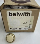 Belwith B708 Drawer Pull Knobs, Ivory/brass, 49 In Box. Fixed Price $22.77.