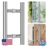 Ranbo Brushed 8" Ctc Back To Shower Door Handle, 12" Length, Heavy Duty. Fixed Price $46.55.