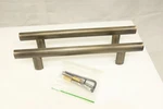 Signature Hardware SH552104AB Kyoto Back Door Pull Brass, Ctc 8", Ant.br. Fixed Price $51.19.