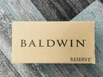Baldwin Passage Door Knob Set With Square Rose Polished Chrome. Fixed Price $120.00.