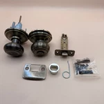 Schlage F40 609 Georgian Door Knob, Bed & Bath Privacy Lock, Antique Brass. Fixed Price $15.00.