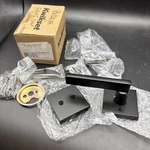 Kwikset 973HFLSQT-514 Halifax Lever Non-turning Dummy Interior Pack Matte Black. Fixed Price $36.99.