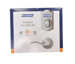 Schlage - FBE365 V Cam 619 Acc Satin Nickel Keypad Security Set New Open Box. Fixed Price $89.00.