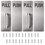 Sumnacon 12 Inch Stainess Steel Door Handle Pull Push Plate Silver. Fixed Price $37.35.