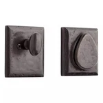 Signature Hardware Solid Bronze Rectangular Deadbolt Lock - Dark. Fixed Price $69.95.