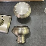Baldwin FDTRATSR150 Reserve Full Dummy Lock Set, Square Rose Satin Nickel. Fixed Price $47.99.