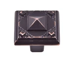 Atlas Homewares 257-VB Craftsman 1-1/4" Square Cabinet Knob Venetian Bronze. Fixed Price $6.50.
