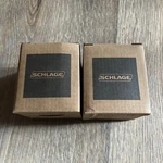 Lot Of 2 Schlage Dummy Door Knob Satin Gold J170 Str 619 134 Sl. Fixed Price $9.99.