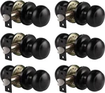 Black Door Knobs Interior, Passage For Hallway Closet, Matte Ke. Fixed Price $97.99.