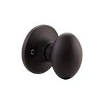 Egg Passage Brass Door Knob In Matte Black. Fixed Price $46.81.