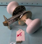 Vintage Gainsborough Whitehall Australia Porcelain Door Knob Assembly #5. Fixed Price $69.99.