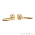 Signature Hardware PRIV-LATCH28-234-SBS Tolland Brass Passage Interior Door Set. Fixed Price $26.00.