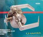 Ultra Lever Handle Privacy Lock 44254, Mechanical, Grade Door, Dull Chrome. Fixed Price $62.50.