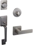 Design House 581959 Moderno Sectional Single Cylinder Keyed Entry - Nickel. Fixed Price $205.07.